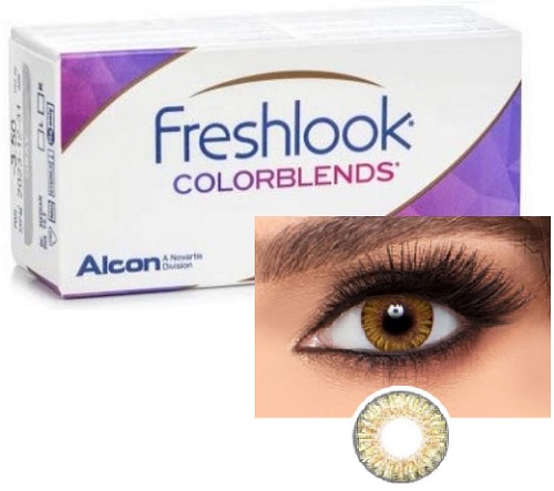 Freshlook ColorBlends Pure Hazel / Honey colors (Easy-to-Wear)